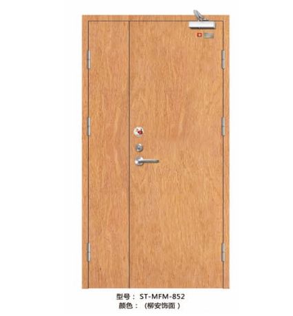 门业图片-木质防火门ST-MFM-852 颜色：（柳安饰面）木质防火门图片